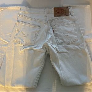 Levi’s 501 White Jeans (24” waist)